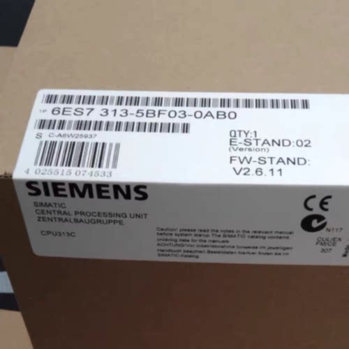 议价6ES7313-5BF03-0AB0西门子S7-300CPU313C模块6ES7 313-5BF03-