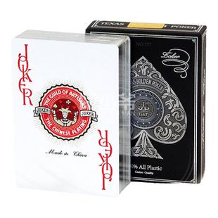 高端金边扑克牌GET德州大字牌PVC银边防水可水洗双面磨砂塑料牌