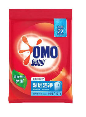 奥妙洗衣粉3.5kg深层洁净去渍去油无磷机洗手洗家庭装大容量bt