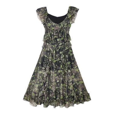 Jamor法式气质吊带连衣裙