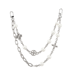 适用lv biker机车包装饰链条配件珍珠链子包包挂饰改造包带链单买