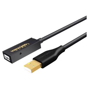 优霆USB2.0延长线公对母高速传输数据5米8/10/15m带信号放大器