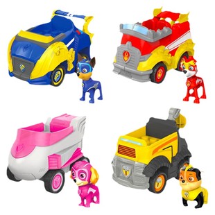 正版汪汪队立大功玩具车毛毛消防车阿奇警车小砾工程车全套旺旺队