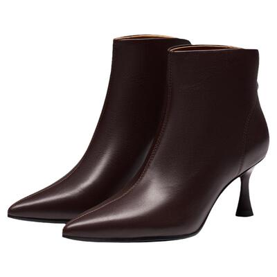 接吻猫时尚细跟时装靴