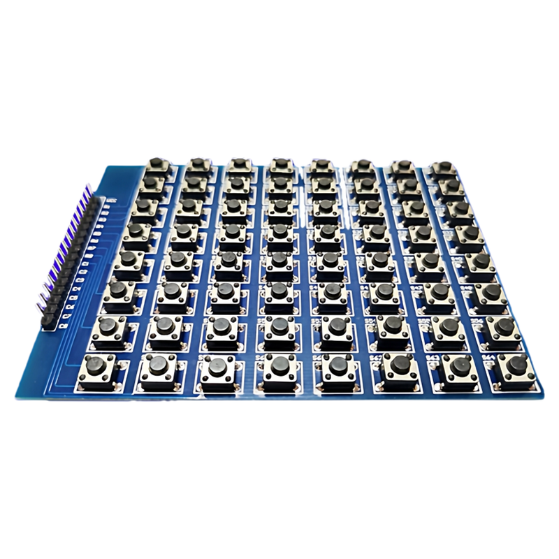8X8矩阵/FPGA/CPLD键盘外扩直插