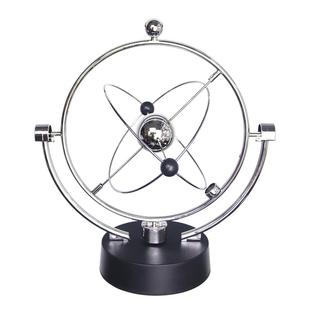 大浑天仪混沌摆件模型银河系星象仪混天仪永动机不停创意摆件金属