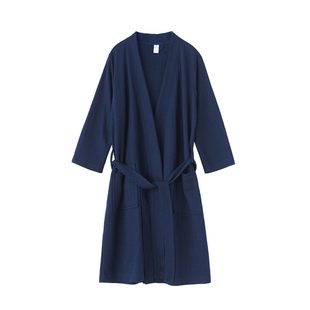 2025夏季新款情侣浴袍洗完澡穿的男士浴衣四季通用吸水速干可外穿