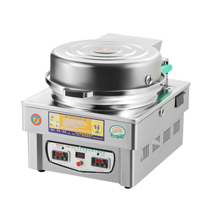 燃气电饼铛商用烤饼机千层饼烙饼机大饼锅三轮车台式款煤气烤饼炉