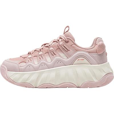 李宁曲奇女低帮休闲鞋休闲运动鞋