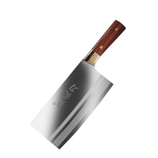 楚家刀 菜刀家用厨师专用超快锋利复合钢切片刀手工厨房切肉刀具