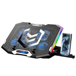 酷睿冰尊笔记本电脑散热器底座游戏本15.6静音风扇降温支架17.3寸RGB适用于联想拯救者y7000外星人戴尔雷神