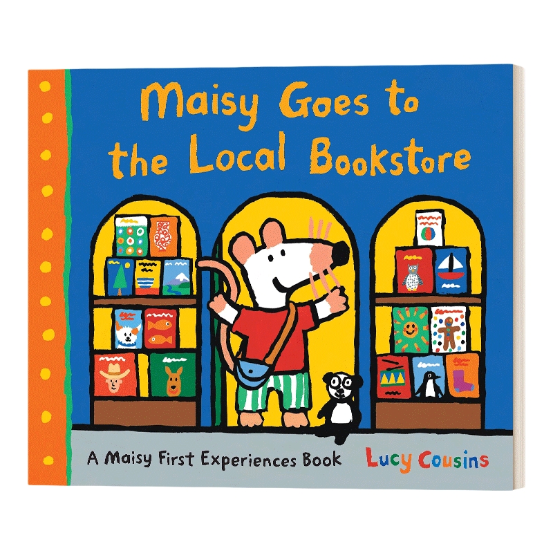 英文原版 Maisy Goes to the Local Bookstore 小鼠波波去书店 低幼儿童启蒙认知平装绘本 英文版 进口英语原版书籍