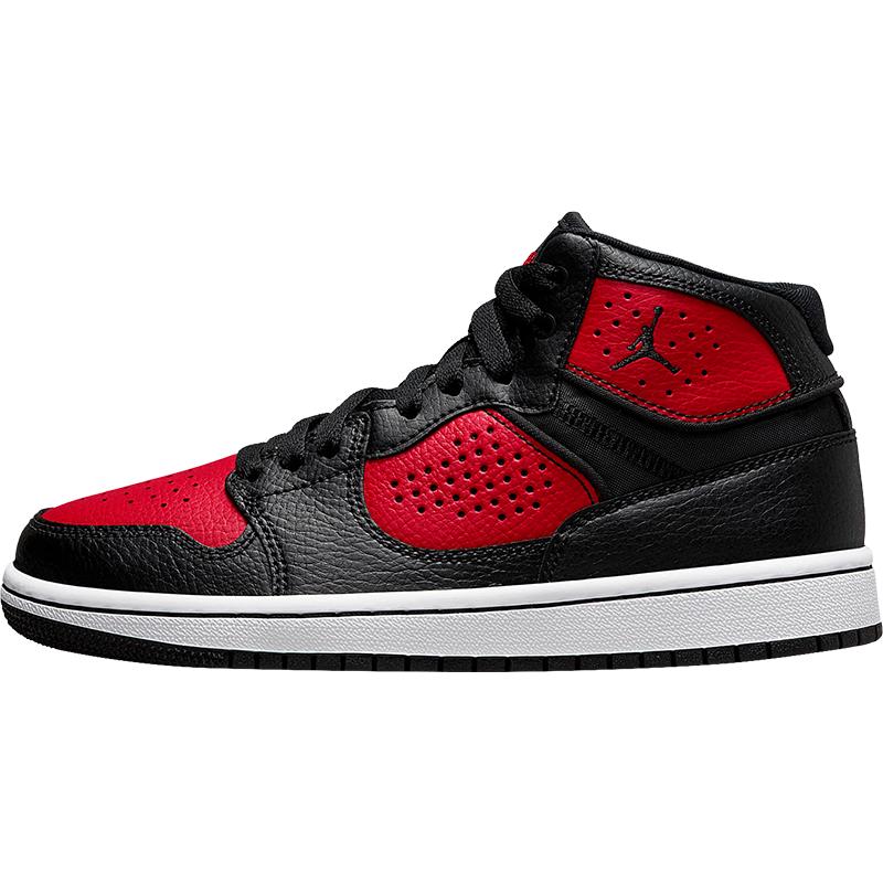 Nike耐克JORDAN ACCESS 女GS童黑橙高帮复古板鞋篮球鞋AV7941-008