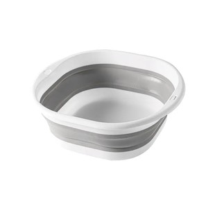 加厚可折叠压缩洗脸盆旅行便携式婴儿大号家用洗脚盆学生宿舍用盆