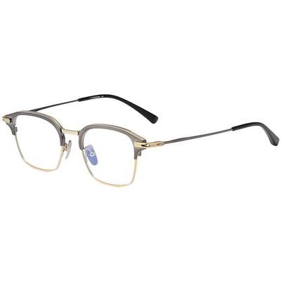 郭富城同款日系纯钛近视眼镜男款