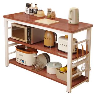 厨房置物架落地多层微波炉收纳储物柜子极窄边柜橱柜多功能切菜桌