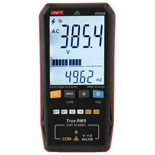 优利德数字万用表智能防烧全自动按键式万能表电工专用高精度电流