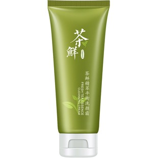 【买1送1】土家硒泥坊茶鲜洗面奶男女深层清洁毛孔清爽学生洁面乳