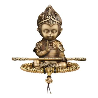 铜悟空摆件中控台车内饰品