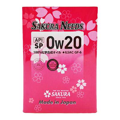 SAKURANEEDS樱花易道机油0W20/5W30/5W40全合成SP级进口润滑油