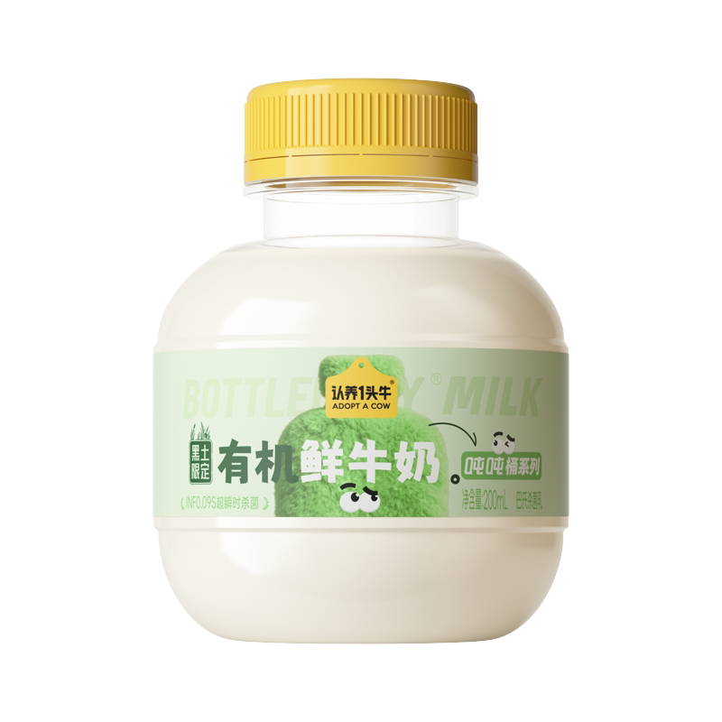 认养一头牛低温黑土有机鲜牛奶