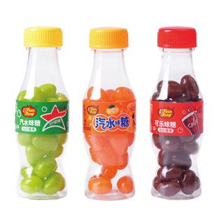 天凤汽水味创意糖果可乐味果汁软糖高颜值小糖果怀旧儿童零食礼物