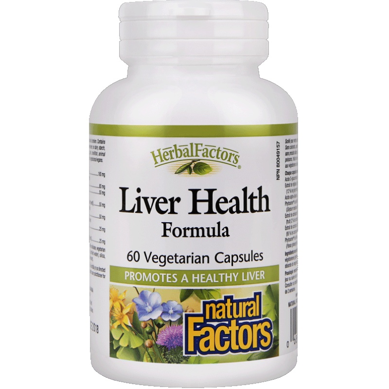 NaturalFactors 奶蓟草片成人肝脏浓缩养护应酬加班熬夜常备 90粒