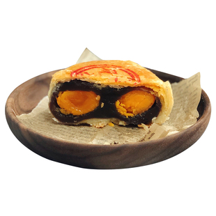 潮汕手工月饼乌豆沙朥饼绿豆沙捞饼中秋月饼潮州老式月饼蛋黄月饼