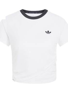adidas阿迪达斯三叶草女子运动休闲短袖T恤LD4968