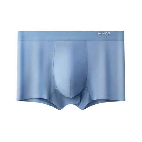 正品猫人男士内裤莫代尔平角裤男抑菌内裆透气柔软大码四角短裤头