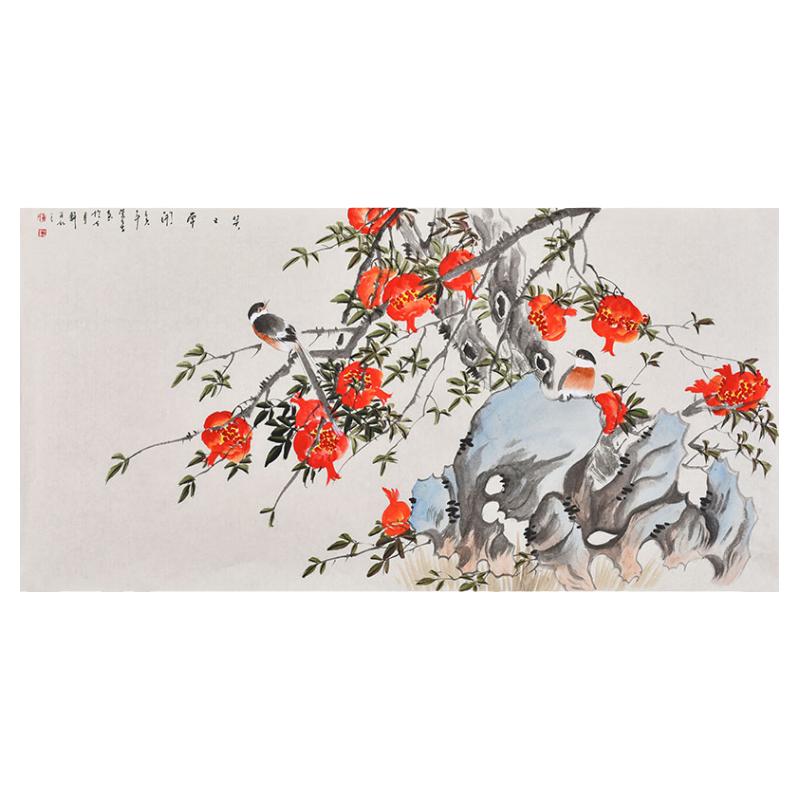 美协名家纯手绘字画臻品花鸟画
