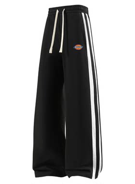 Dickies两条杠直筒卫裤女休闲裤
