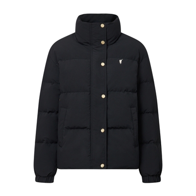 POLOWALK女式羽绒服2025冬季新品简约立领90鸭绒通勤保暖羽绒外套