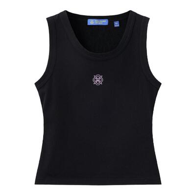 意大利小帆船黑色吊带背心