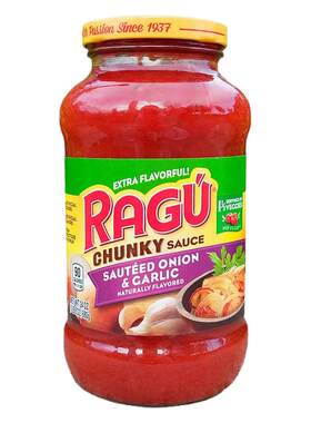 ragu美国蔬菜大蒜调味酱
