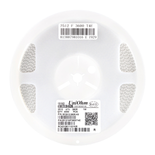 原装正品 2512贴片电阻 360R(3600) ±1% 25121WF3600T4E（10只）