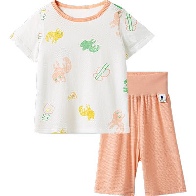 男女童亲肤透气家居服套装