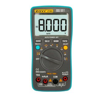 众仪电测ZT303四位半19999显示高精度自动量程真有效值数字万用表