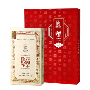 泾渭茯茶 陕西特产黑茶 泾阳金花茯砖茶经典1368礼盒