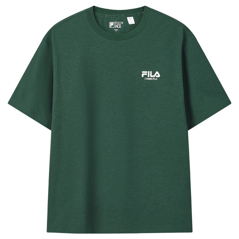 速干防晒FILA多彩特调T斐乐情侣短袖t恤2026夏季新款男运动女上衣