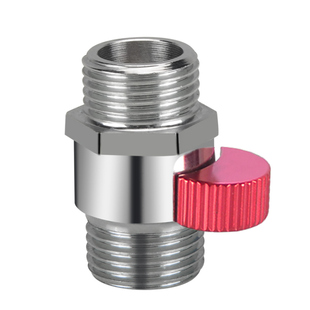 4分黄铜内外丝双外丝角阀花洒喷头软管快开直通弯头带开关止水阀