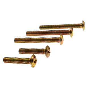 彩色新款欧帝利十一字圆头带垫机机牙螺栓螺钉PWM盘头拉手螺丝钉