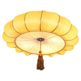 新中式仿古典灯布艺南瓜古风灯笼客栈餐厅饭店火锅店中国风灯具