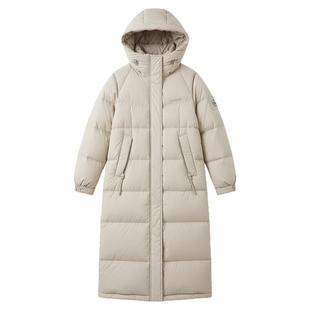 雪中飞羽绒服极寒加厚东北大棉被长款女休闲百搭时尚外套高充绒量