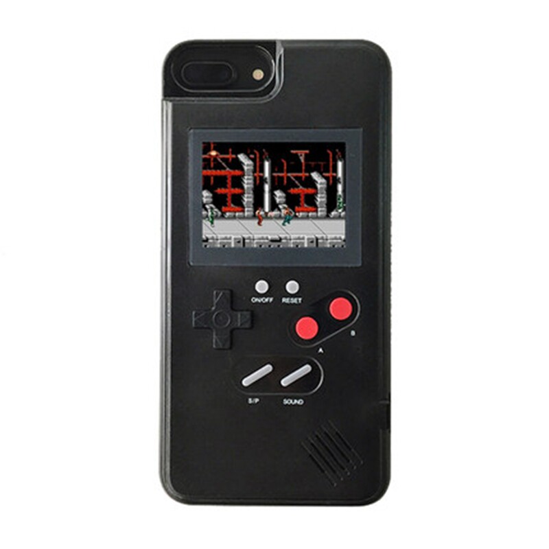 彩屏游戏机苹果12手机壳iPhone14pro减压13情侣8p套xs max好玩11