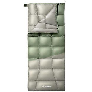 北山狼羽绒睡袋成人冬季加厚防寒冰户外露营轻量化睡袋被子两用黑