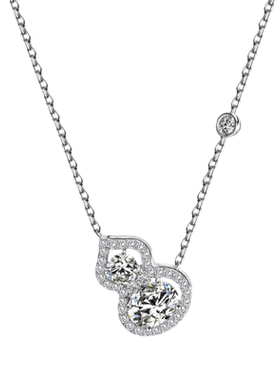 新款葫芦福禄纯银项链女轻奢小众