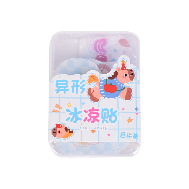 儿童冰凉贴解暑神器异形降温贴