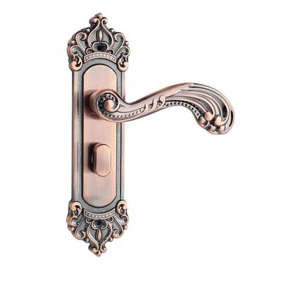 室内欧式复古门锁木门静音锌合金