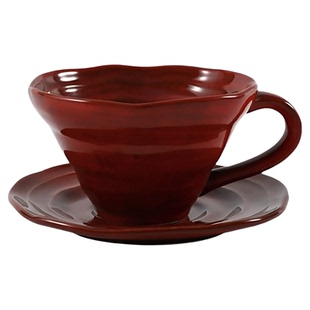 复古咖啡杯高档精致咖啡杯碟套装陶瓷杯子拿铁杯马克杯家用水杯子